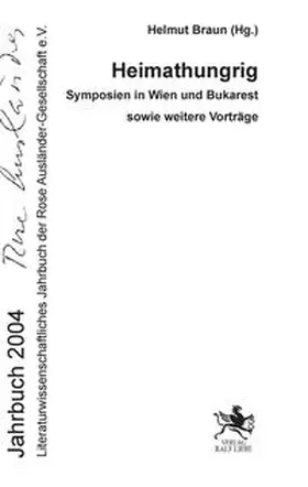 Braun |  Rose Ausländer Gesellschaft e.V. Jahrbuch 2004 | Buch |  Sack Fachmedien