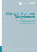 Baier / Haufe / Hennings |  Eigenschaften von Türsystemen | Buch |  Sack Fachmedien