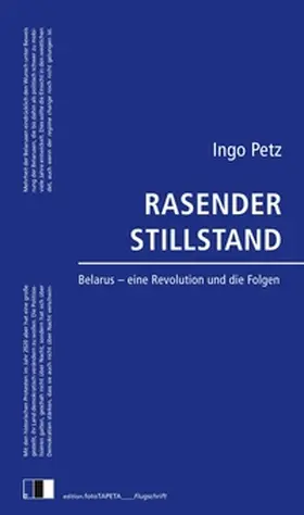 Petz |  Rasender Stillstand | Buch |  Sack Fachmedien