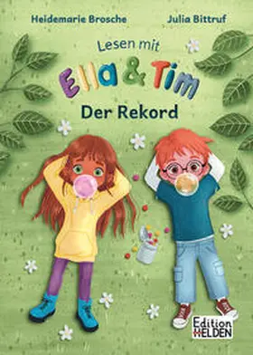 Brosche |  Lesen mit Ella und Tim - Der Rekord | Buch |  Sack Fachmedien