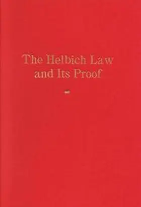 Helbich |  The Helbich Law and its Proof | Buch |  Sack Fachmedien