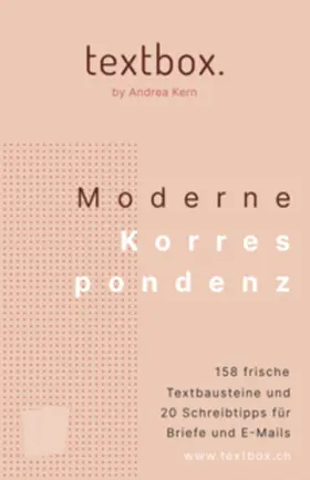 Kern |  Kartenset Moderne Korrespondenz | Buch |  Sack Fachmedien