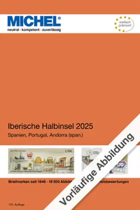 MICHEL-Redaktion |  Iberische Halbinsel 2025 | Buch |  Sack Fachmedien