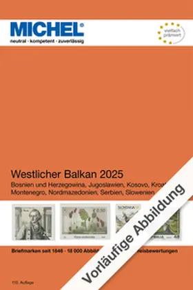 MICHEL-Redaktion |  Westlicher Balkan 2025 | Buch |  Sack Fachmedien