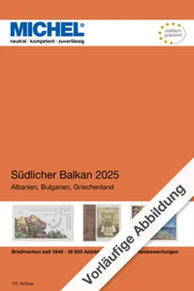 MICHEL-Redaktion |  Südlicher Balkan 2025 | Buch |  Sack Fachmedien