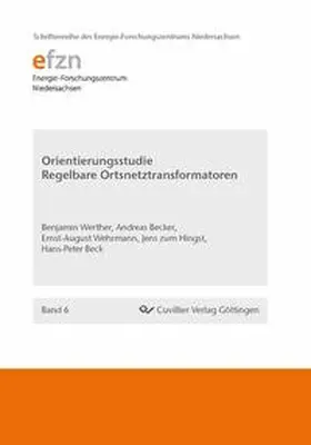 Beck / Werther / Becker | Orientierungsstudie Regelbarer Ortsnetztransformatoren | Buch | 978-3-95404-089-6 | sack.de