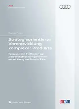 Franke |  Strategieorientierte Vorentwicklung komplexer Produkte | Buch |  Sack Fachmedien