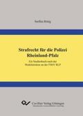 Rittig |  Strafrecht für die Polizei Rheinland-Pfalz | Buch |  Sack Fachmedien