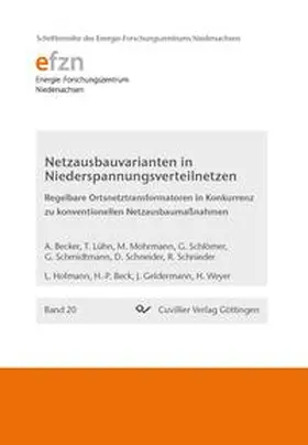 Becker |  Netzausbauvarianten in Niederspannungsverteilnetzen | Buch |  Sack Fachmedien