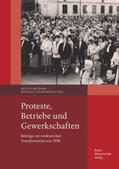 Brunner / Kuhnhenne |  Proteste, Betriebe und Gewerkschaften | Buch |  Sack Fachmedien