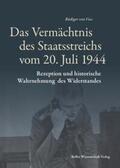 Voss |  Das Vermächtnis des Staatsreichs vom 20. Juli 1944 | Buch |  Sack Fachmedien