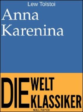 Tolstoi |  Anna Karenina | eBook | Sack Fachmedien