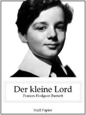 Hodgson Burnett | Der kleine Lord | E-Book | www.sack.de