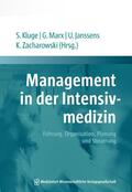 Kluge / Marx / Janssens |  Management in der Intensivmedizin | Buch |  Sack Fachmedien