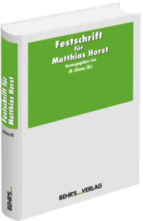 Girnau / Lebensmittelverband Deutschland e.V. |  Festschrift für Matthias Horst | Buch |  Sack Fachmedien