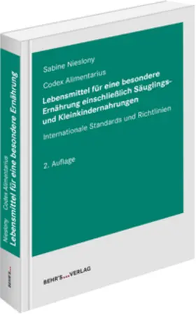 Nieslony |  Lebensmittel für eine besondere Ernährung einschließlich Säuglings- und Kleinkindernahrungen | Buch |  Sack Fachmedien