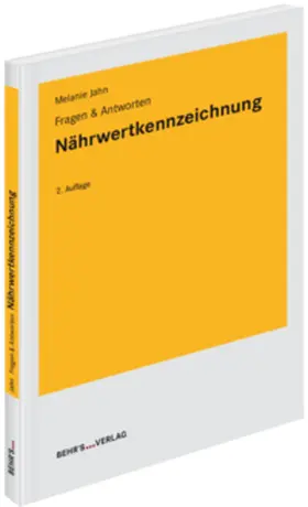 Jahn |  Nährwertkennzeichnung | Buch |  Sack Fachmedien