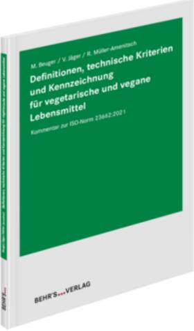 Beuger / Müller-Amenitsch / Jäger | Beuger, M: Definitionen, technische Kriterien | Buch | 978-3-95468-819-7 | sack.de