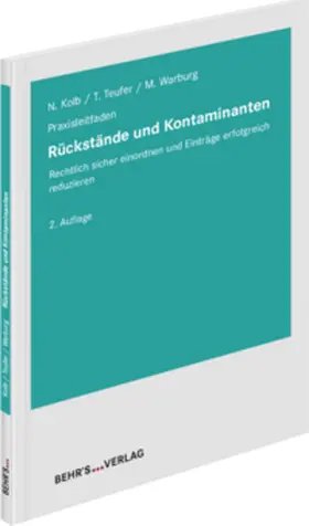Kolb / Teufer / Warburg |  Rückstände und Kontaminanten | Buch |  Sack Fachmedien
