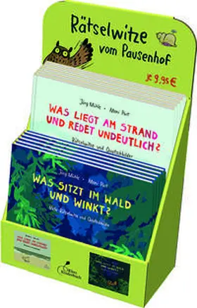 Port |  Verkaufsdisplay Nuschel & Huhu | Buch |  Sack Fachmedien