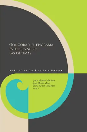 Caballero / Matas Caballero / Micó |  Góngora y el epigrama | eBook | Sack Fachmedien