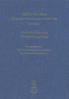 Brockmann / Deckers / Koch |  Handschriften- und Textforschung heute | Buch |  Sack Fachmedien