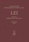 Pfister / Schweickard |  Lessico Etimologico Italiano. Band 13 (XIII) | Buch |  Sack Fachmedien