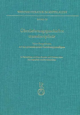 Klein / Brunner / Löser |  Überlieferungsgeschichte transdisziplinär | Buch |  Sack Fachmedien