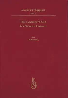 Bayard |  Das dynamische Sein bei Nicolaus Cusanus | Buch |  Sack Fachmedien
