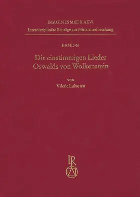 Lukassen |  Die einstimmigen Lieder Oswalds von Wolkenstein | Buch |  Sack Fachmedien