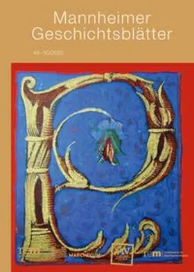Wiegand / Rosendahl / Stockert |  Mannheimer Geschichtsblätter 49 + 50/2025 | Buch |  Sack Fachmedien