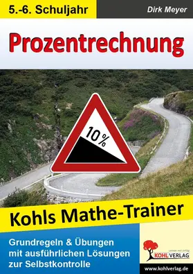 Meyer |  Kohls Mathe-Trainer - Prozentrechnung | eBook | Sack Fachmedien