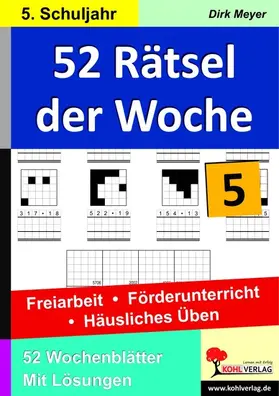 Meyer |  52 Rätsel der Woche / Klasse 5 | eBook | Sack Fachmedien
