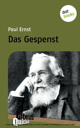 Ernst |  Das Gespenst - Literatur-Quickie | eBook | Sack Fachmedien