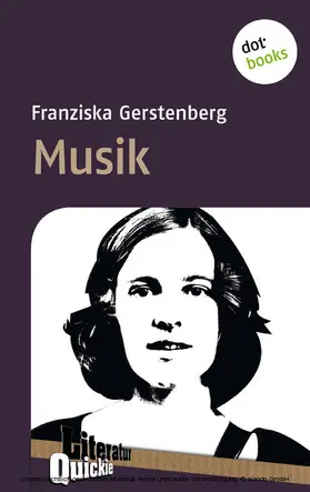 Gerstenberg |  Musik - Literatur-Quickie | eBook | Sack Fachmedien