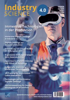 Gronau |  Industrie 4.0 Science (3/2026) | Buch |  Sack Fachmedien