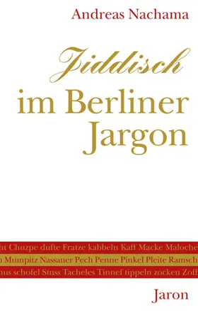 Nachama |  Jiddisch im Berliner Jargon | eBook | Sack Fachmedien