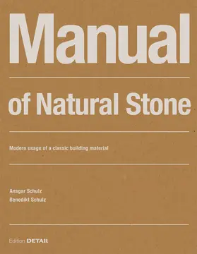 Schulz |  Manual of Natural Stone | eBook | Sack Fachmedien