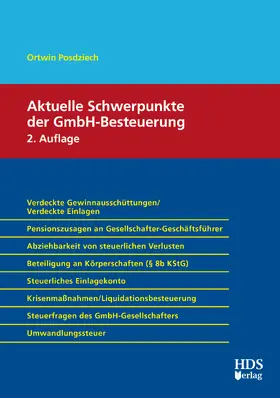 Posdziech | Aktuelle Schwerpunkte der GmbH-Besteuerung | E-Book | sack.de