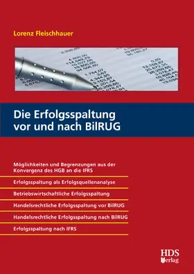 Fleischhauer | Die Erfolgsspaltung vor und nach BilRUG | Buch | 978-3-95554-242-9 | www.sack.de