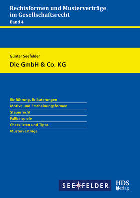 Seefelder |  Die GmbH & Co. KG | Buch |  Sack Fachmedien