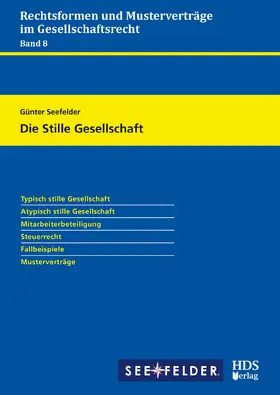 Seefelder | Die Stille Gesellschaft | Buch | 978-3-95554-251-1 | sack.de
