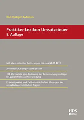 Radeisen | Praktiker-Lexikon Umsatzsteuer | Buch | 978-3-95554-333-4 | sack.de