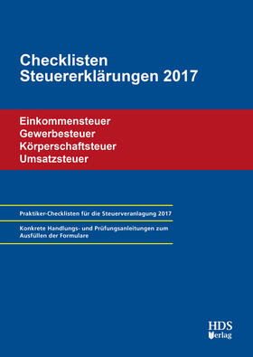 Arndt / Perbey / Lähn | Checklisten Steuererklärungen 2017 | Buch | sack.de