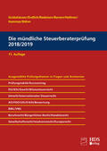 Grobshäuser / Endlich / Radeisen |  Grobshäuser, U: Die mündliche Steuerberaterprüfung 2018/2019 | Buch |  Sack Fachmedien