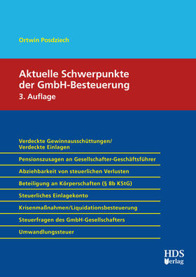 Posdziech |  Aktuelle Schwerpunkte der GmbH-Besteuerung | Buch |  Sack Fachmedien