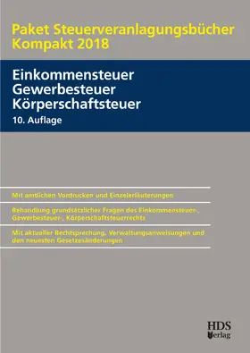 Arndt / Perbey |  Paket Steuerveranlagungsbücher Kompakt 2018 | Buch |  Sack Fachmedien