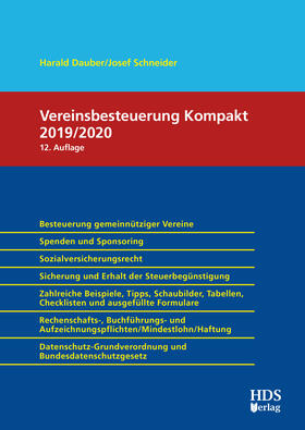Dauber / Schneider | Vereinsbesteuerung Kompakt 2019/2020 | Buch | 978-3-95554-564-2 | sack.de