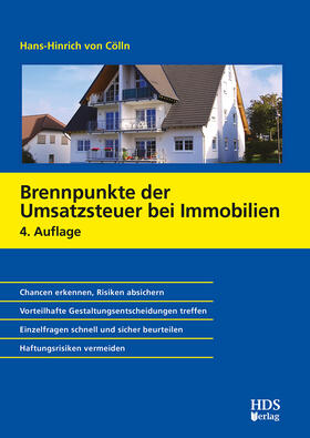 von Cölln | Brennpunkte der Umsatzsteuer bei Immobilien | Buch | 978-3-95554-702-8 | sack.de