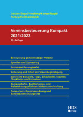 Dauber / Birgel / Herzberg | Vereinsbesteuerung Kompakt | Buch | 978-3-95554-762-2 | sack.de